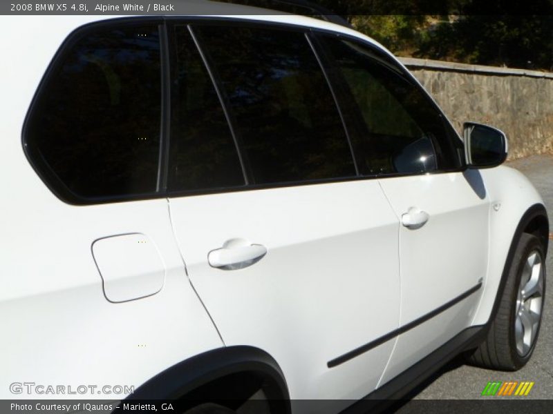 Alpine White / Black 2008 BMW X5 4.8i
