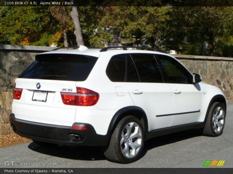 Alpine White / Black 2008 BMW X5 4.8i