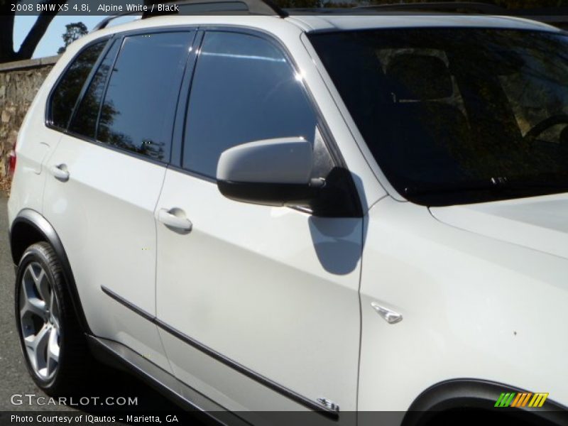 Alpine White / Black 2008 BMW X5 4.8i