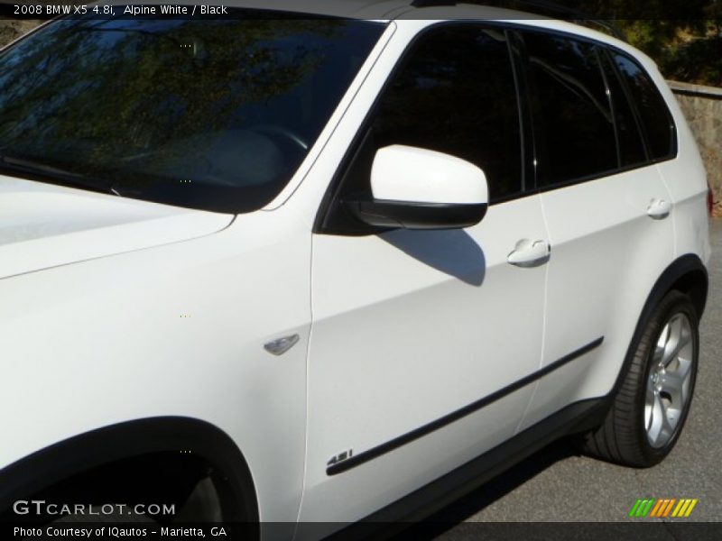 Alpine White / Black 2008 BMW X5 4.8i