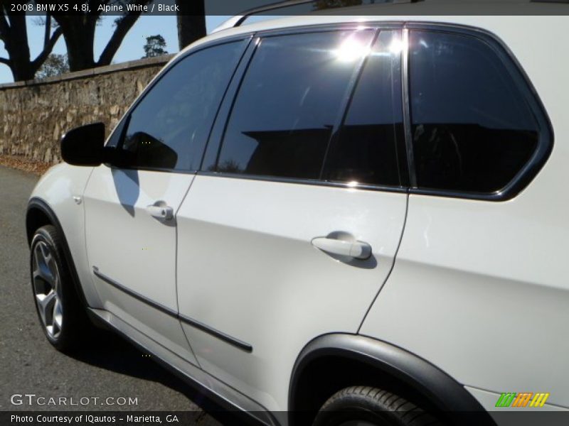 Alpine White / Black 2008 BMW X5 4.8i
