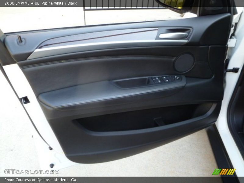 Alpine White / Black 2008 BMW X5 4.8i