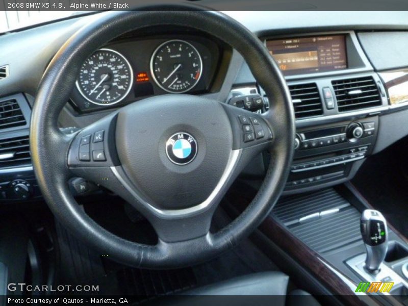 Alpine White / Black 2008 BMW X5 4.8i