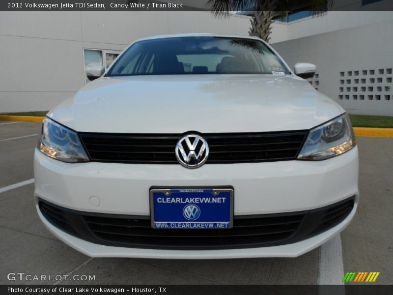 Candy White / Titan Black 2012 Volkswagen Jetta TDI Sedan