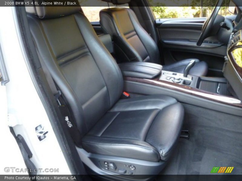 Alpine White / Black 2008 BMW X5 4.8i