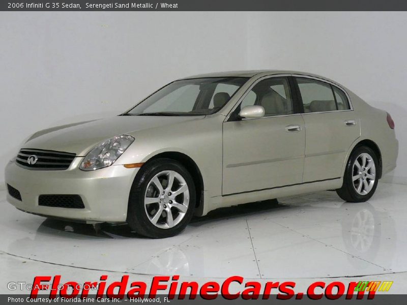 Serengeti Sand Metallic / Wheat 2006 Infiniti G 35 Sedan