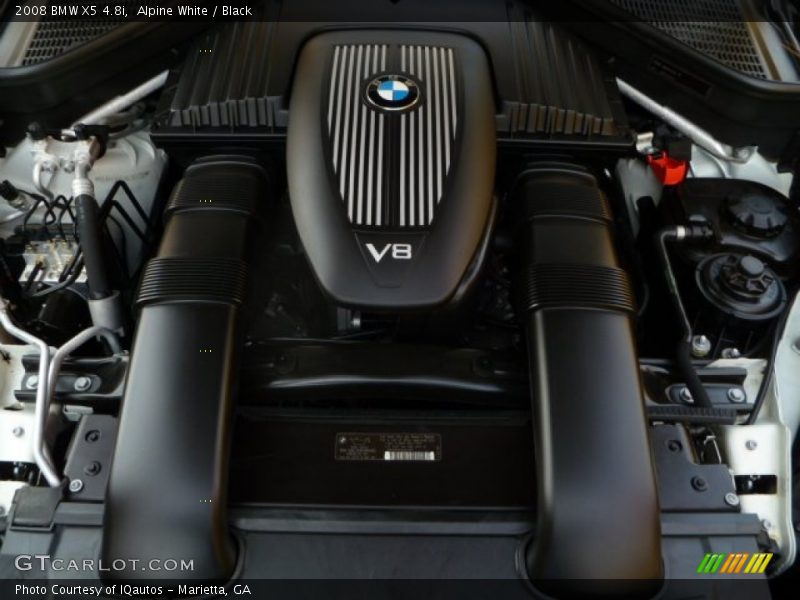 Alpine White / Black 2008 BMW X5 4.8i
