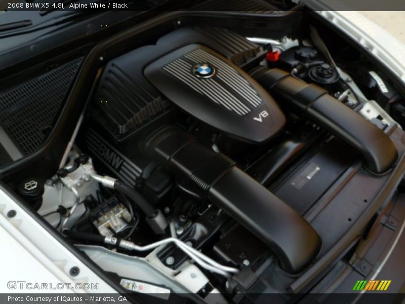 Alpine White / Black 2008 BMW X5 4.8i