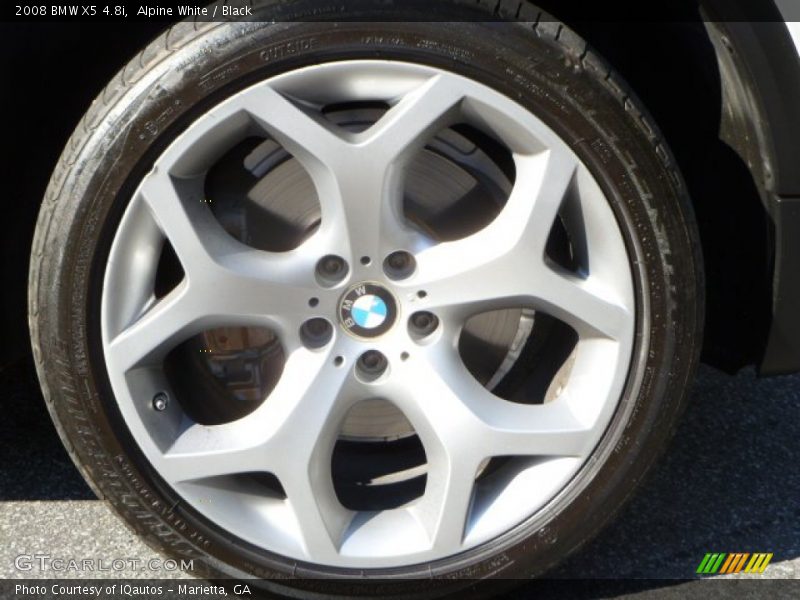 Alpine White / Black 2008 BMW X5 4.8i