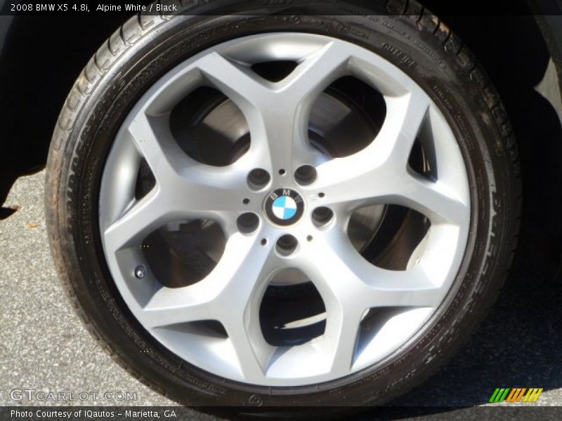 Alpine White / Black 2008 BMW X5 4.8i