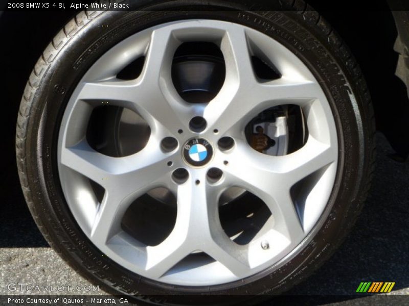 Alpine White / Black 2008 BMW X5 4.8i