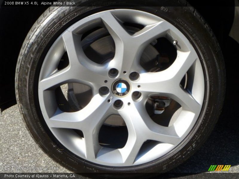 Alpine White / Black 2008 BMW X5 4.8i