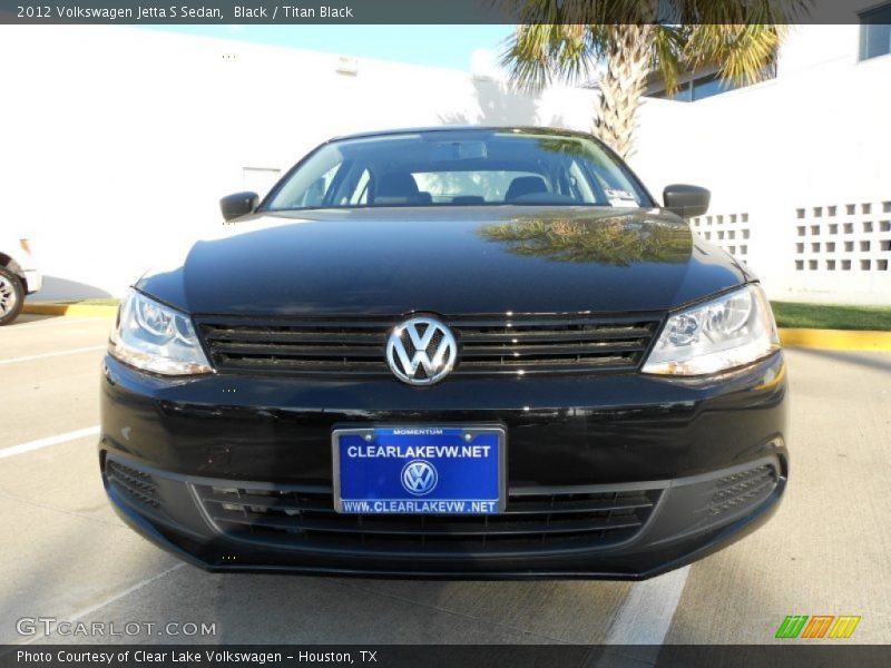 Black / Titan Black 2012 Volkswagen Jetta S Sedan