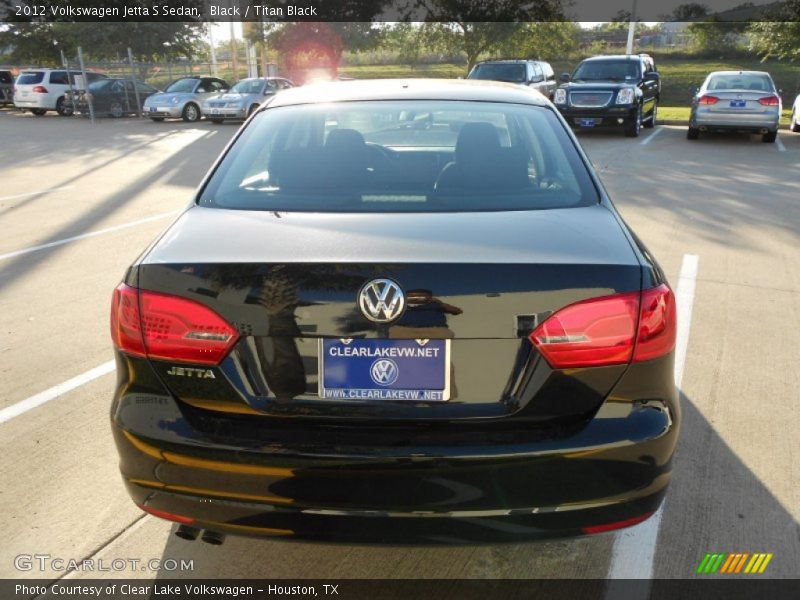 Black / Titan Black 2012 Volkswagen Jetta S Sedan