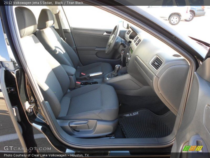 Black / Titan Black 2012 Volkswagen Jetta S Sedan