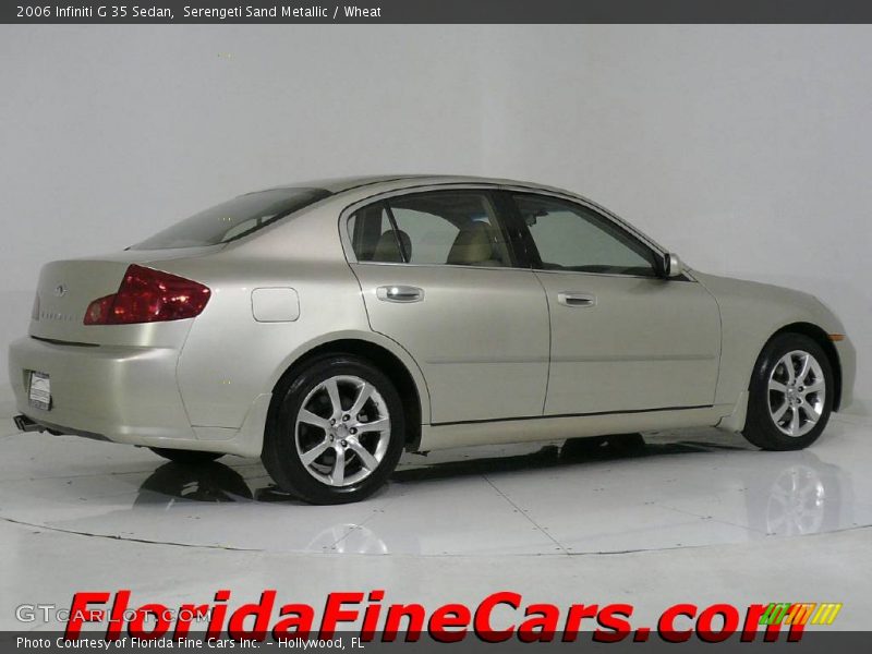 Serengeti Sand Metallic / Wheat 2006 Infiniti G 35 Sedan