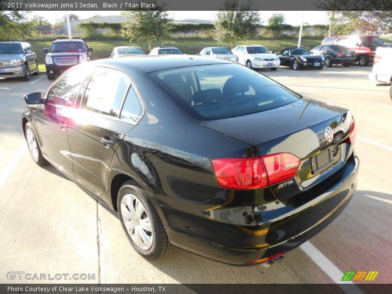 Black / Titan Black 2012 Volkswagen Jetta S Sedan