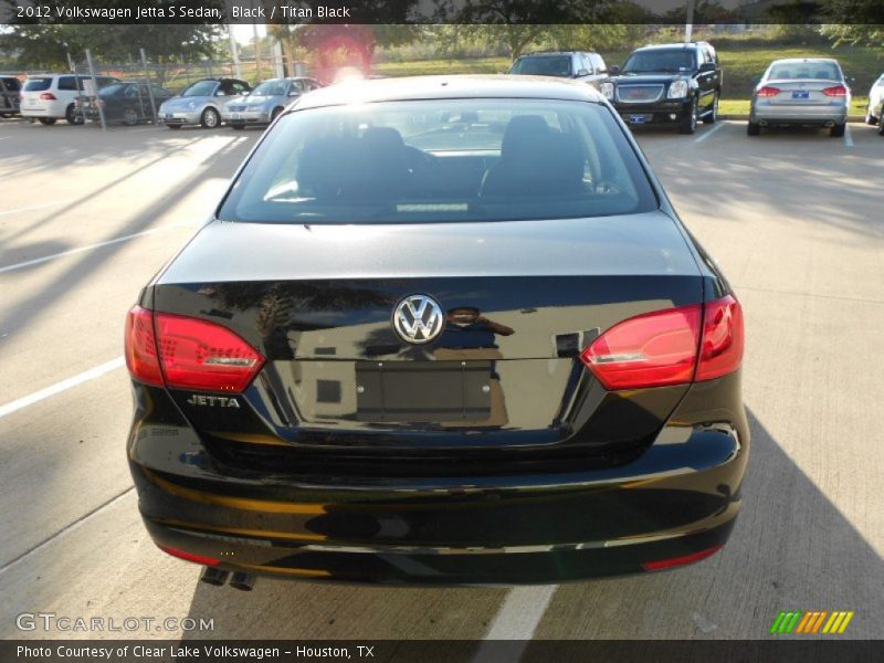 Black / Titan Black 2012 Volkswagen Jetta S Sedan
