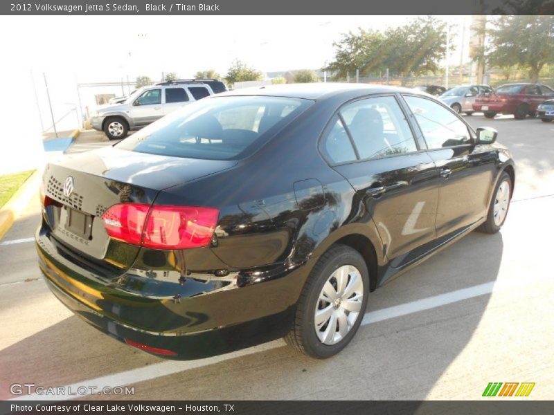 Black / Titan Black 2012 Volkswagen Jetta S Sedan