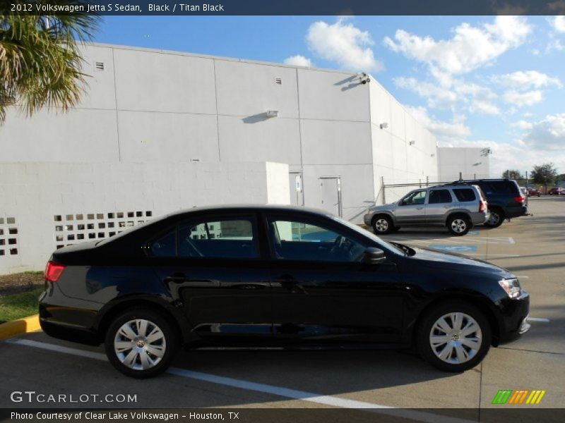 Black / Titan Black 2012 Volkswagen Jetta S Sedan