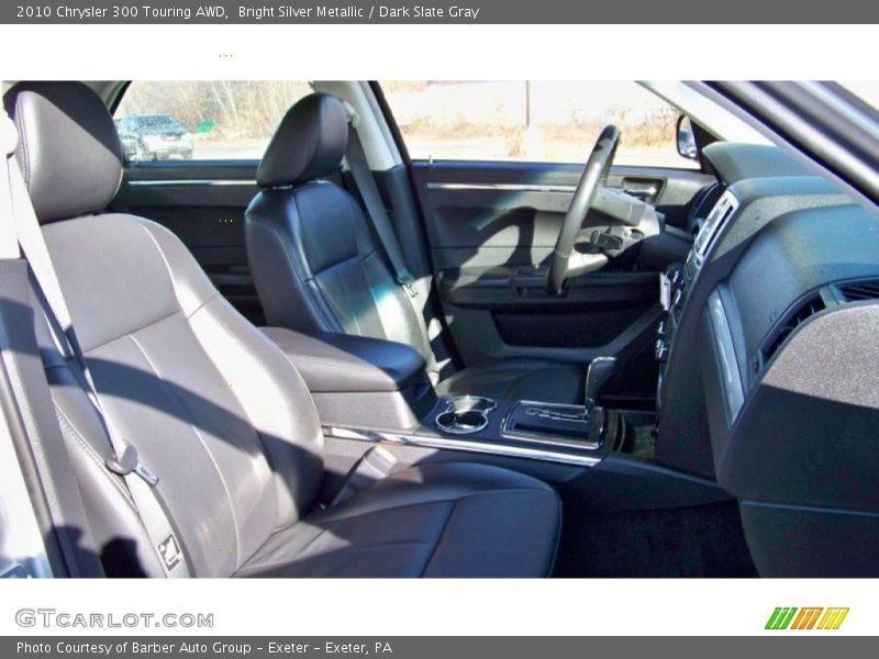 Bright Silver Metallic / Dark Slate Gray 2010 Chrysler 300 Touring AWD