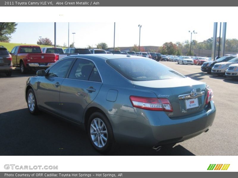 Aloe Green Metallic / Ash 2011 Toyota Camry XLE V6