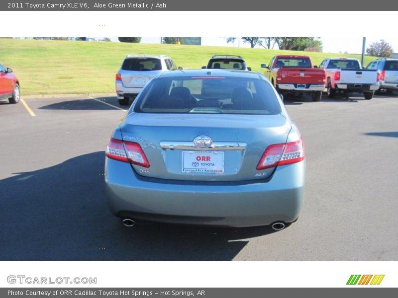 Aloe Green Metallic / Ash 2011 Toyota Camry XLE V6