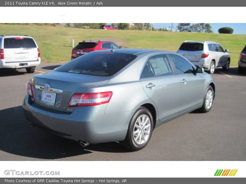 Aloe Green Metallic / Ash 2011 Toyota Camry XLE V6