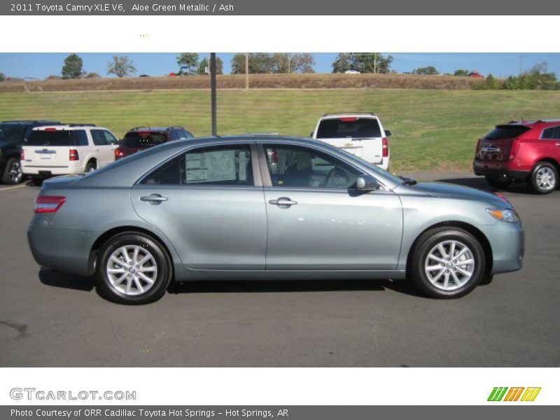 Aloe Green Metallic / Ash 2011 Toyota Camry XLE V6