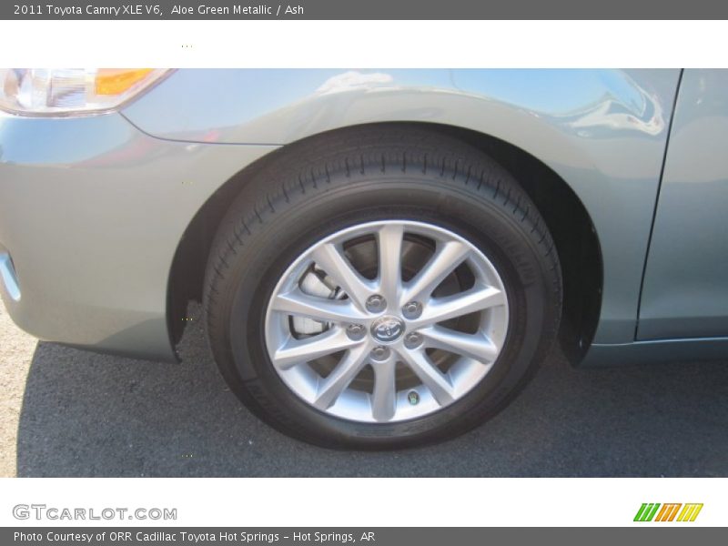 Aloe Green Metallic / Ash 2011 Toyota Camry XLE V6
