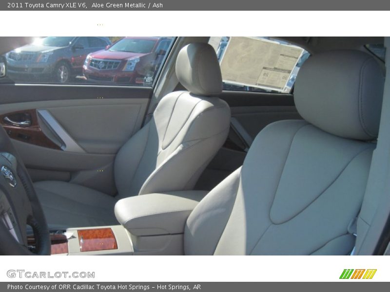 Aloe Green Metallic / Ash 2011 Toyota Camry XLE V6