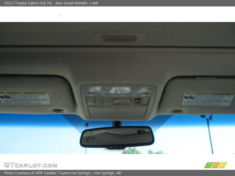 Aloe Green Metallic / Ash 2011 Toyota Camry XLE V6