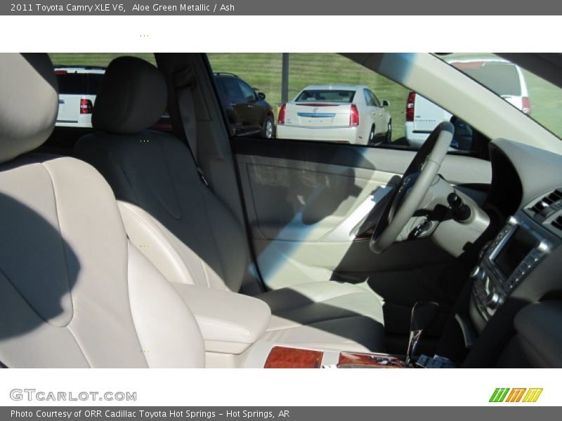 Aloe Green Metallic / Ash 2011 Toyota Camry XLE V6