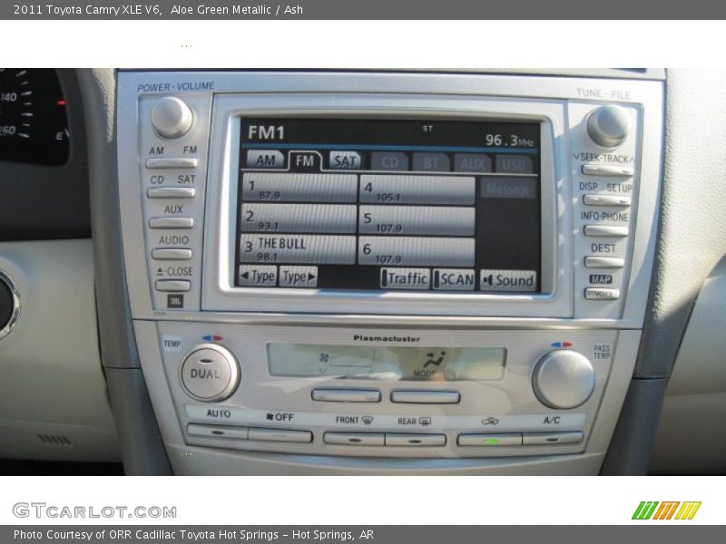 Aloe Green Metallic / Ash 2011 Toyota Camry XLE V6