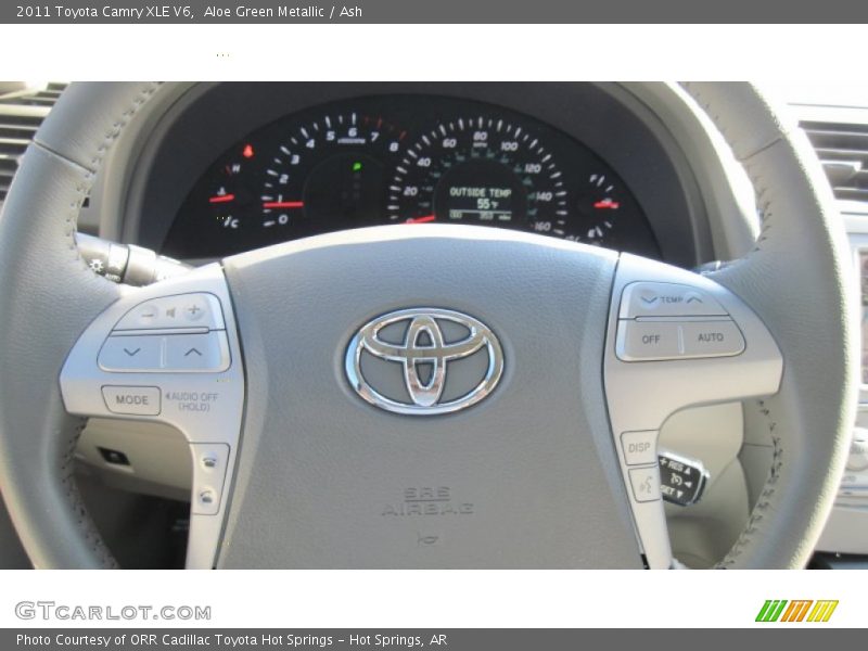 Aloe Green Metallic / Ash 2011 Toyota Camry XLE V6