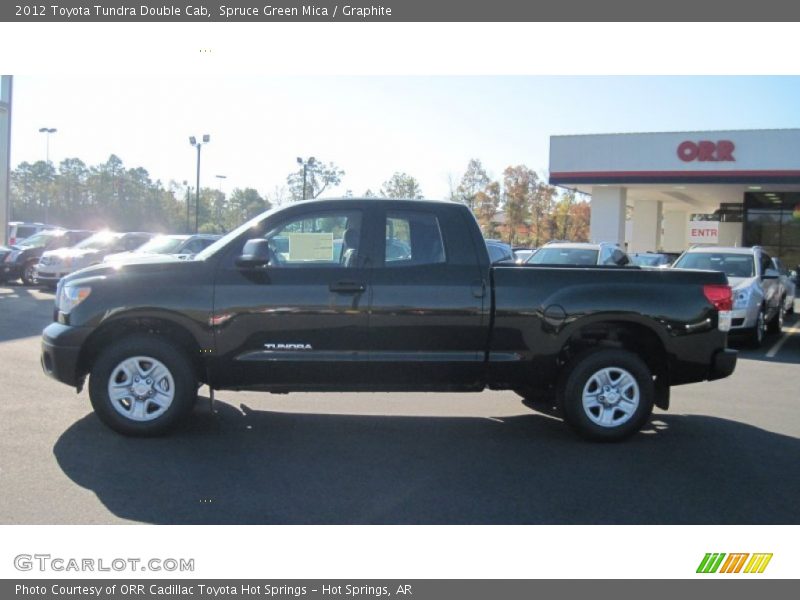 Spruce Green Mica / Graphite 2012 Toyota Tundra Double Cab