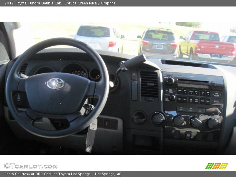 Spruce Green Mica / Graphite 2012 Toyota Tundra Double Cab
