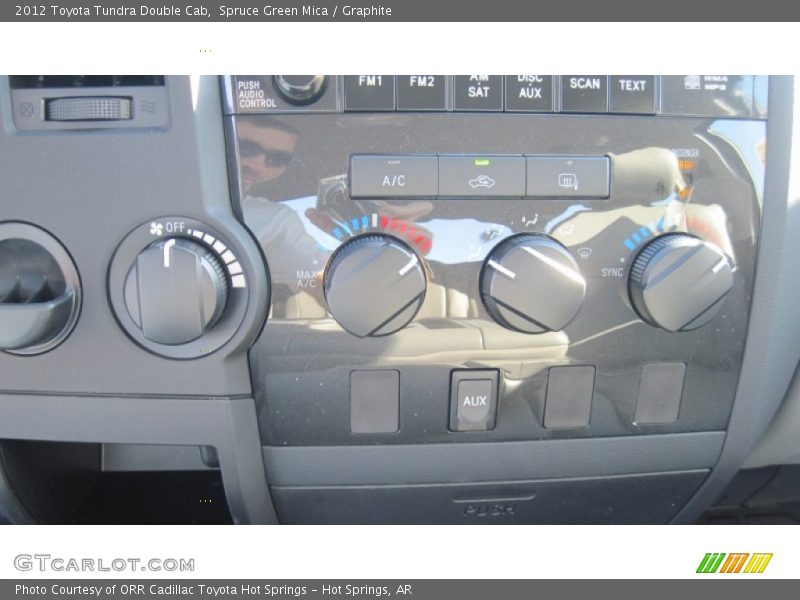 Controls of 2012 Tundra Double Cab
