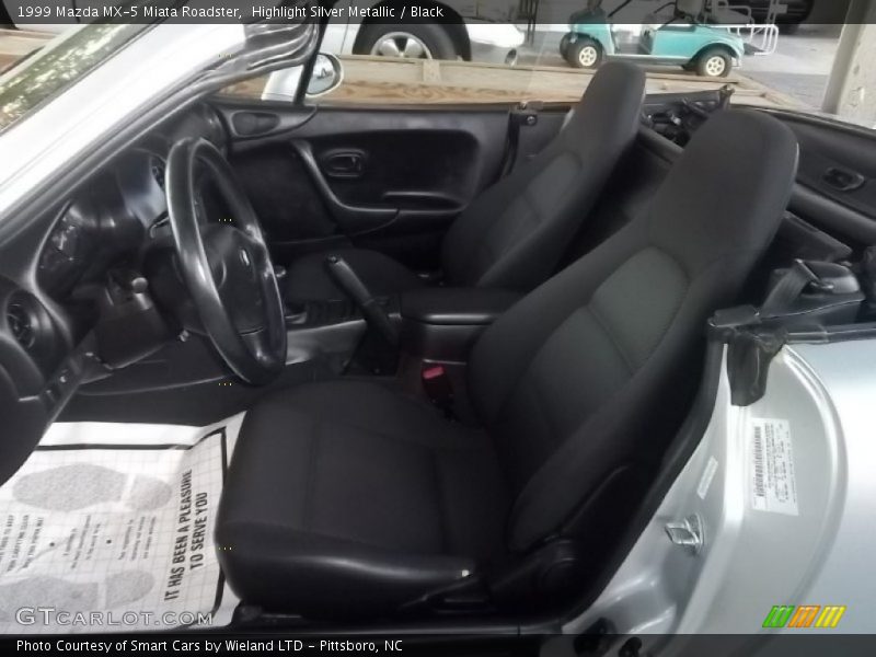 Highlight Silver Metallic / Black 1999 Mazda MX-5 Miata Roadster