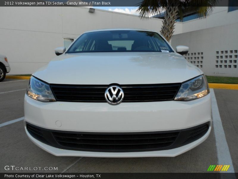 Candy White / Titan Black 2012 Volkswagen Jetta TDI Sedan