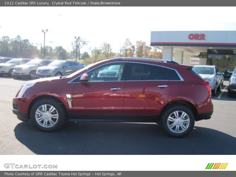 Crystal Red Tintcoat / Shale/Brownstone 2012 Cadillac SRX Luxury