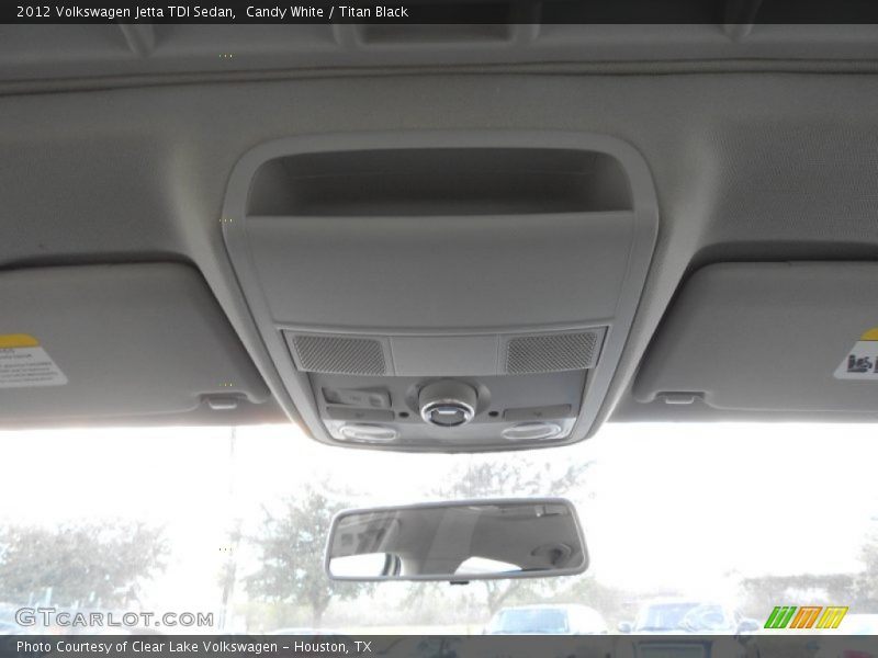 Candy White / Titan Black 2012 Volkswagen Jetta TDI Sedan
