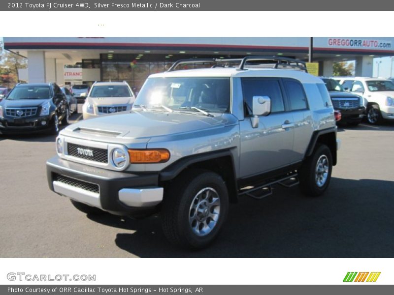 Silver Fresco Metallic / Dark Charcoal 2012 Toyota FJ Cruiser 4WD