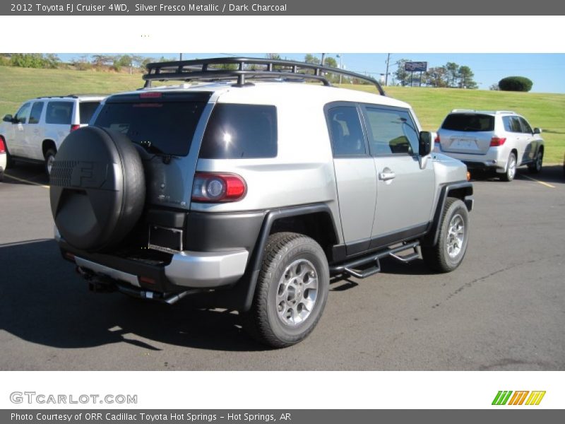 Silver Fresco Metallic / Dark Charcoal 2012 Toyota FJ Cruiser 4WD