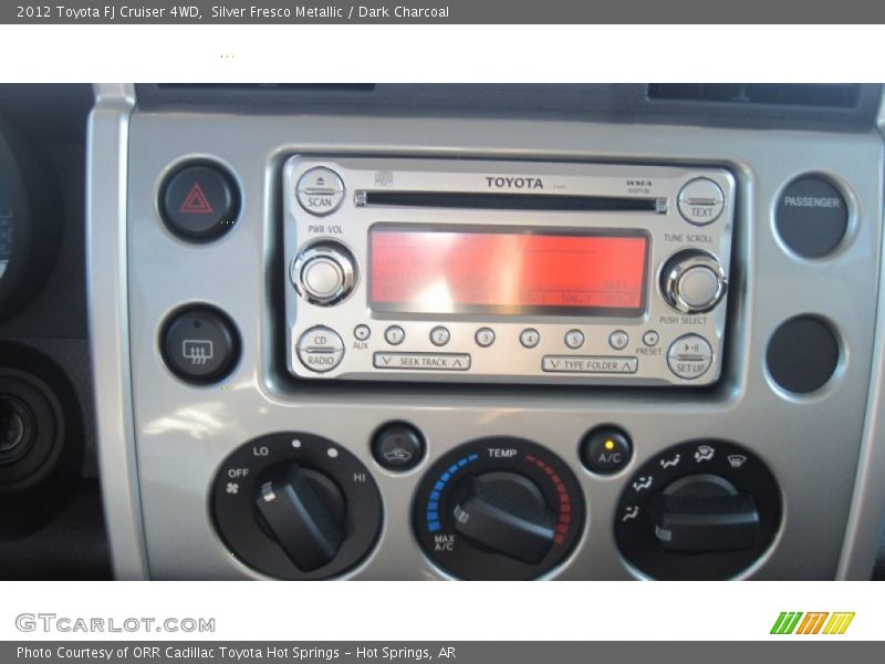 Silver Fresco Metallic / Dark Charcoal 2012 Toyota FJ Cruiser 4WD