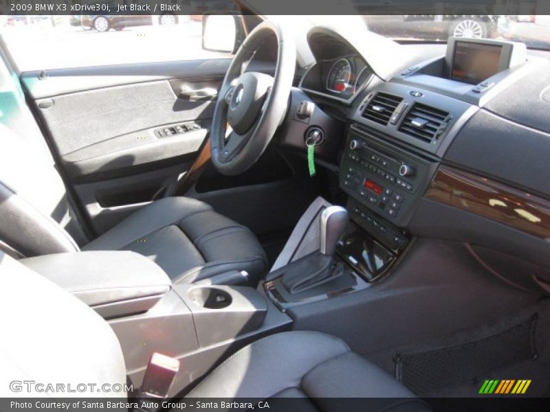Jet Black / Black 2009 BMW X3 xDrive30i