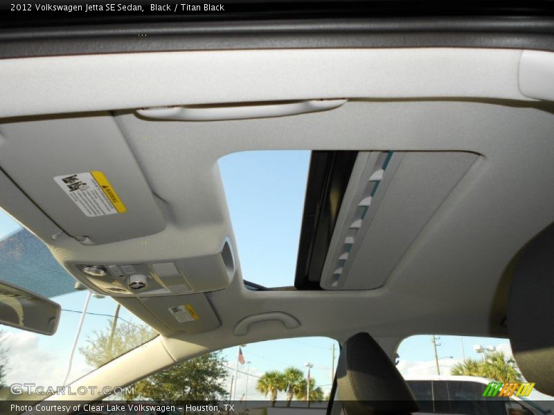 Black / Titan Black 2012 Volkswagen Jetta SE Sedan
