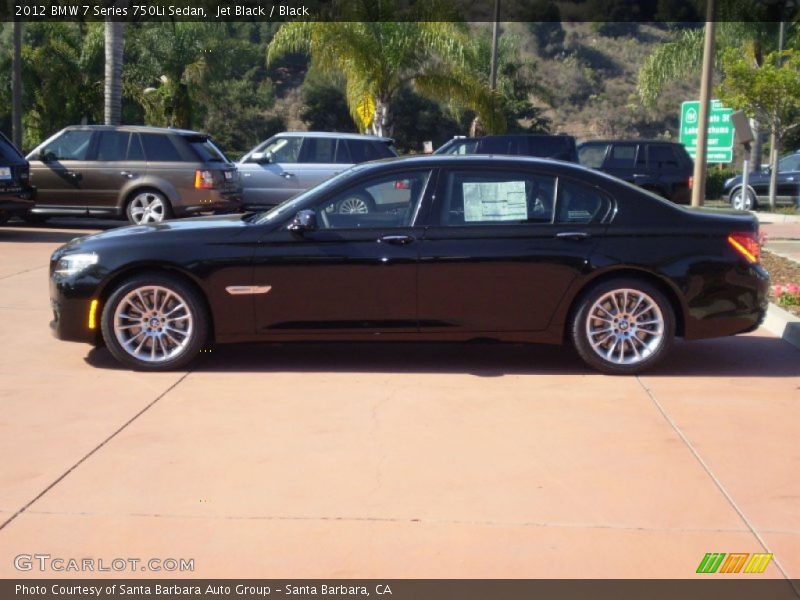  2012 7 Series 750Li Sedan Jet Black