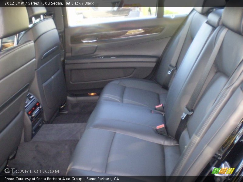 Jet Black / Black 2012 BMW 7 Series 750Li Sedan