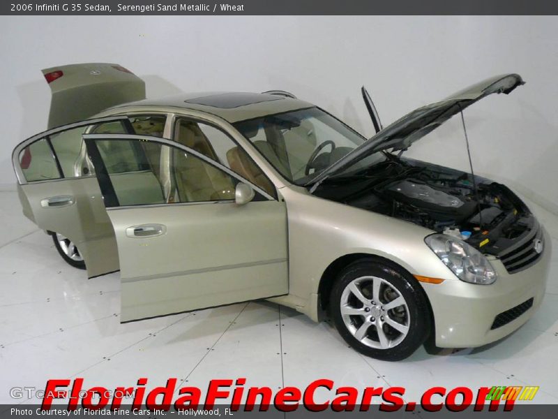 Serengeti Sand Metallic / Wheat 2006 Infiniti G 35 Sedan